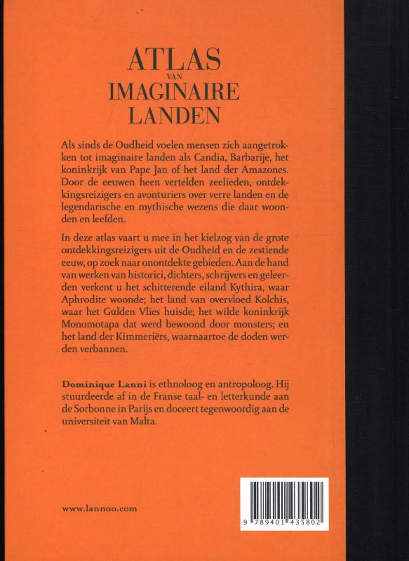 Atlas van imaginaire landen achterkant