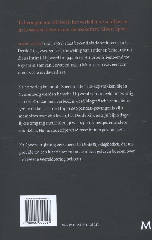 De derde Rijk-dagboeken achterkant