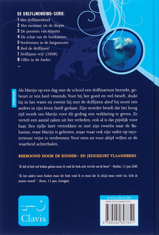 Het dolfijnenkind / Dolfijnenkind / 1 achterkant