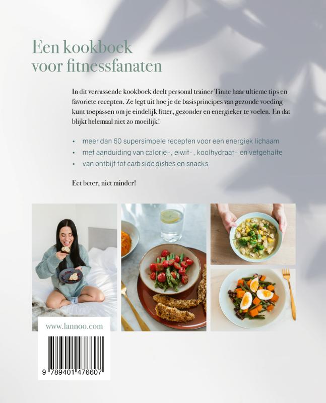 Het fitness kookboek achterkant