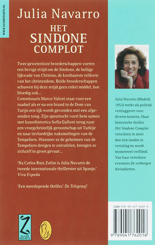 Het Sindone Complot achterkant