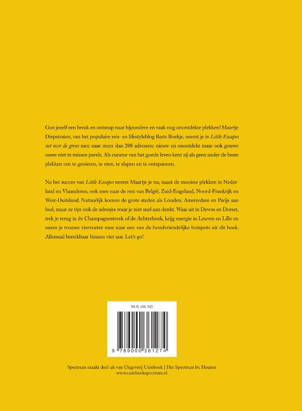 Little Escapes net over de grens / Little Escapes achterkant