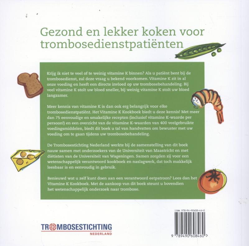 Het vitamine K kookboek achterkant