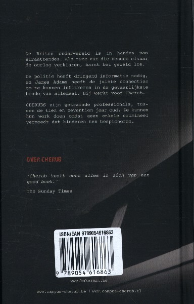 Bloedhonden / Cherub / 8 achterkant