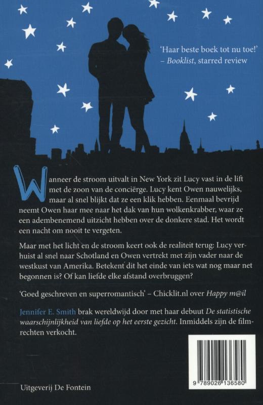 Duizend kilometer tussen jou en mij achterkant