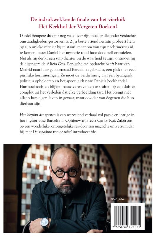 Het Kerkhof der vergeten boeken 4 achterkant