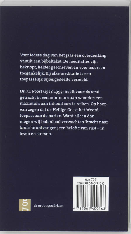 Kracht naar kruis achterkant