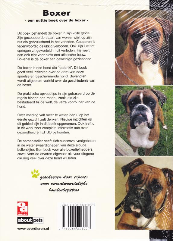 Boxer / Over Dieren achterkant