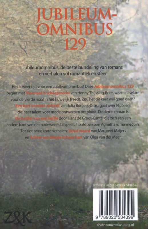 Jubileumomnibus 129 achterkant