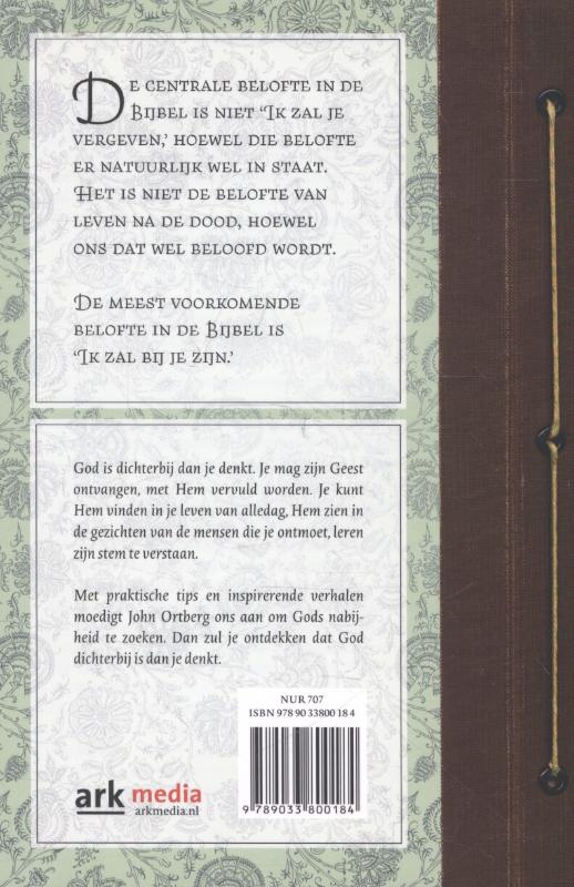 Dichterbij dan je denkt achterkant