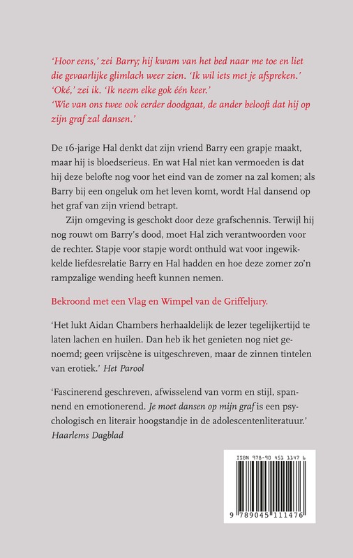 Je moet dansen op mijn graf achterkant