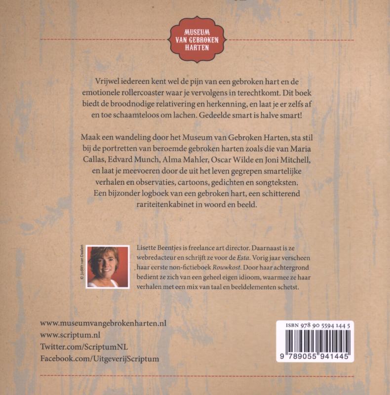 Museum van gebroken harten achterkant