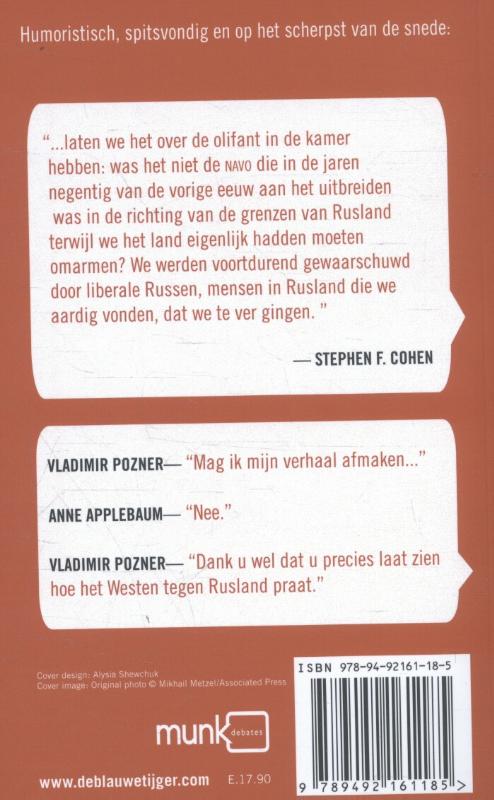 Moet het Westen de banden aanhalen met Poetin's Rusland? achterkant
