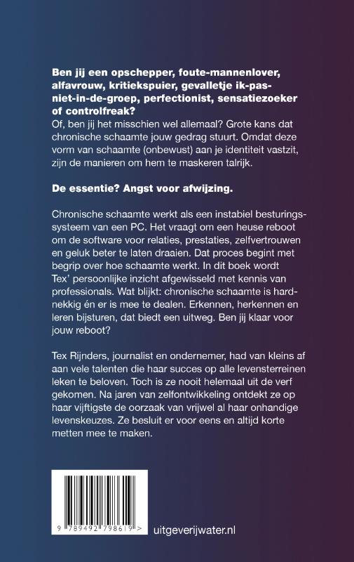 Uit schaamte achterkant