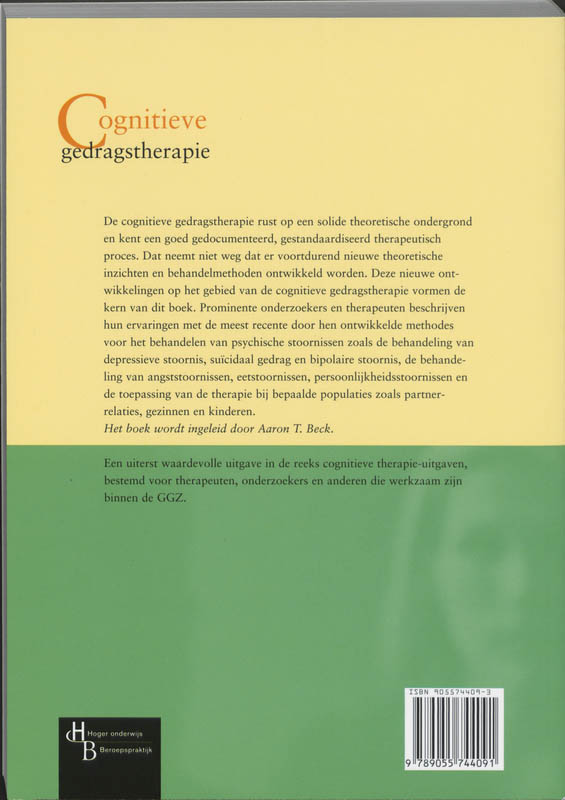 Cognitieve Gedragstherapie achterkant