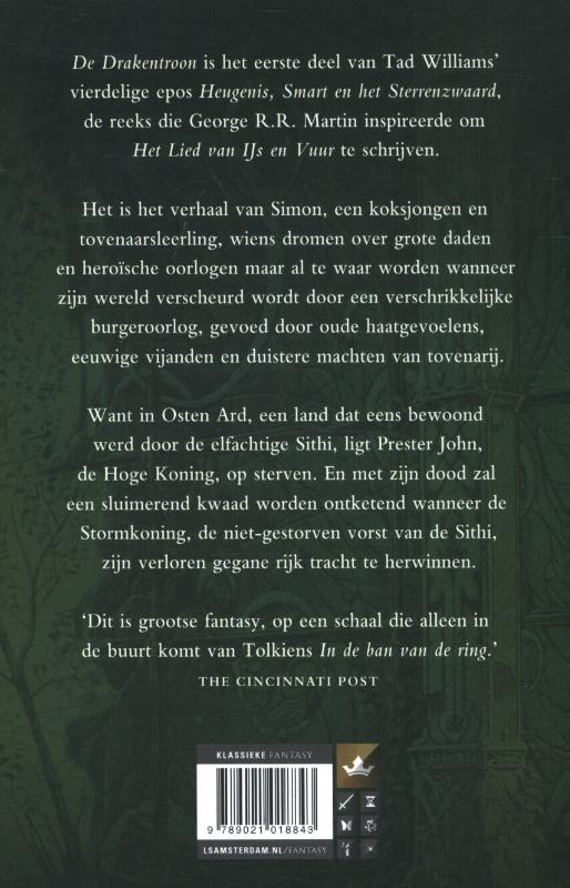 De Drakentroon / Heugenis, Smart en het Sterrenzwaard / 1 achterkant