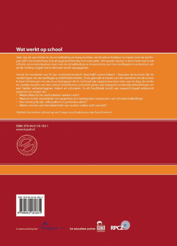 Wat werkt op school achterkant