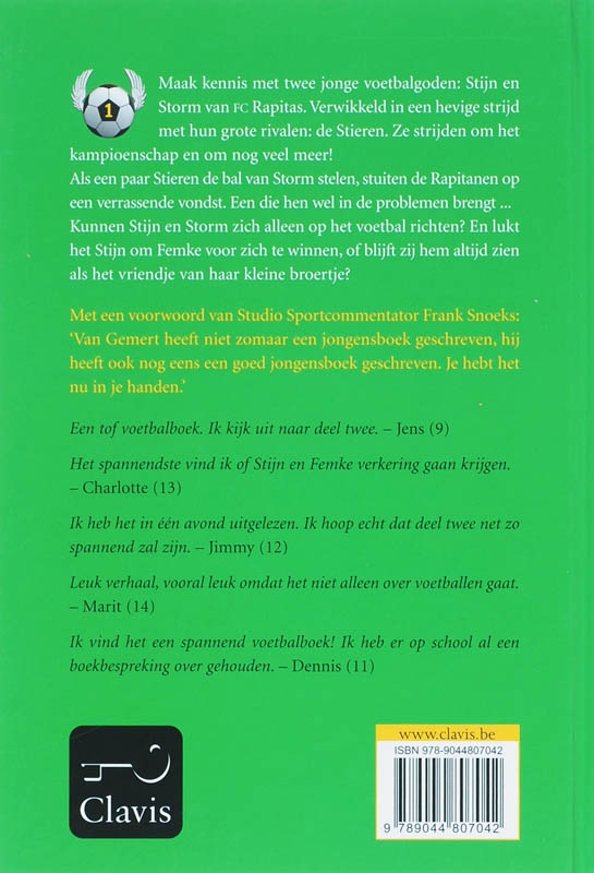 Gevecht om de cup / De Voetbalgoden / 1 achterkant