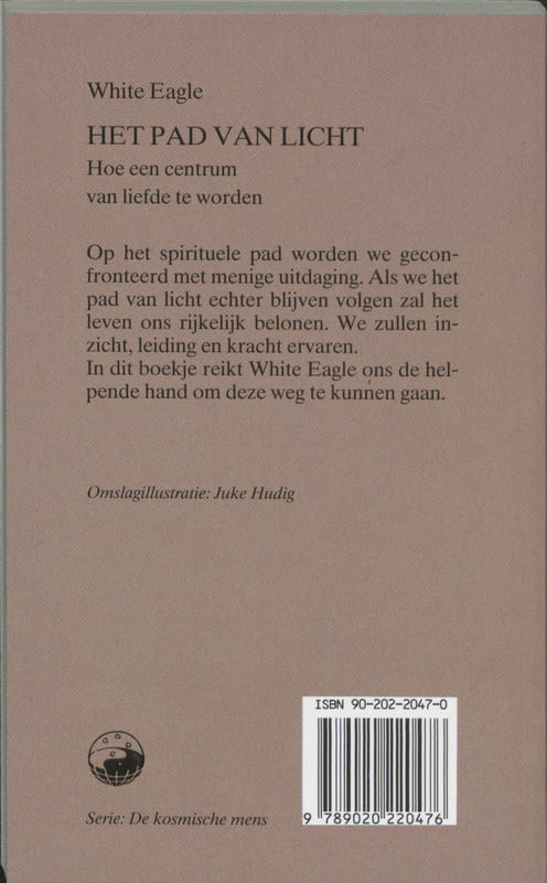Het pad van licht / De kosmische mens achterkant