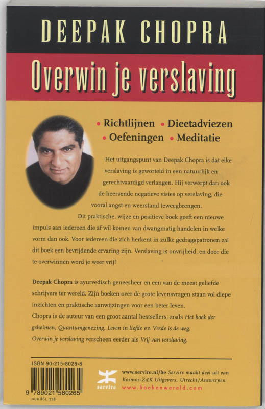 Overwin Je Verslaving achterkant