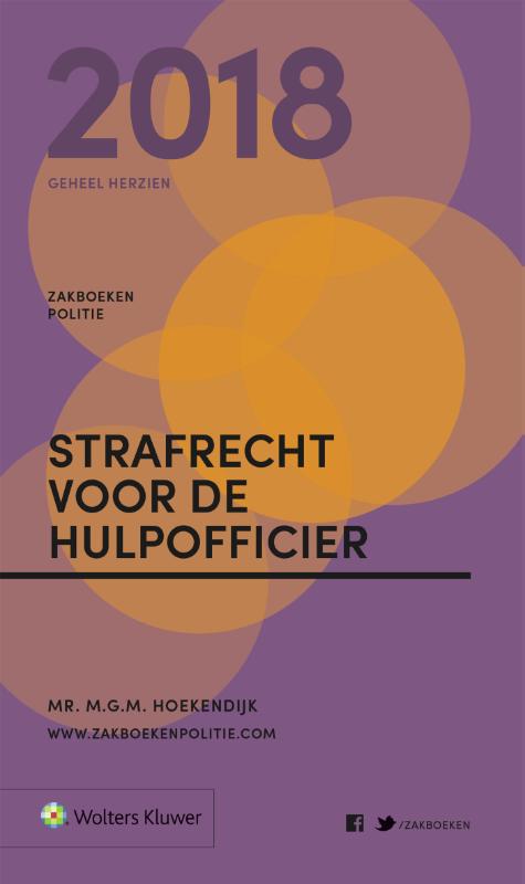 Zakboek Strafrecht voor de Hulpofficier 2018