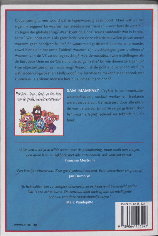 Glopie Kopie Wereldbol achterkant