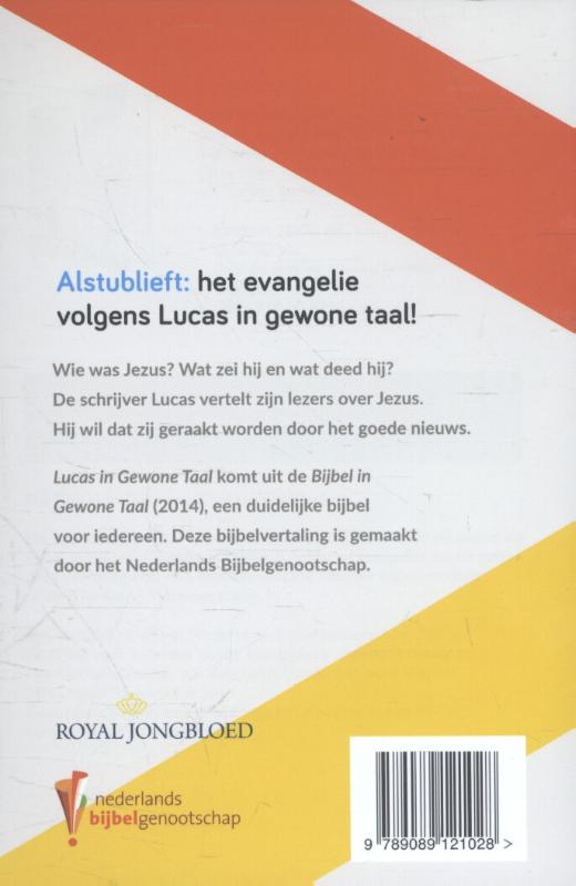 Lucas in gewone taal achterkant