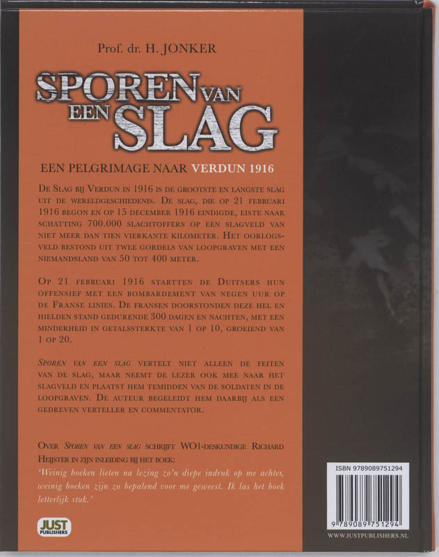 Sporen van een slag achterkant