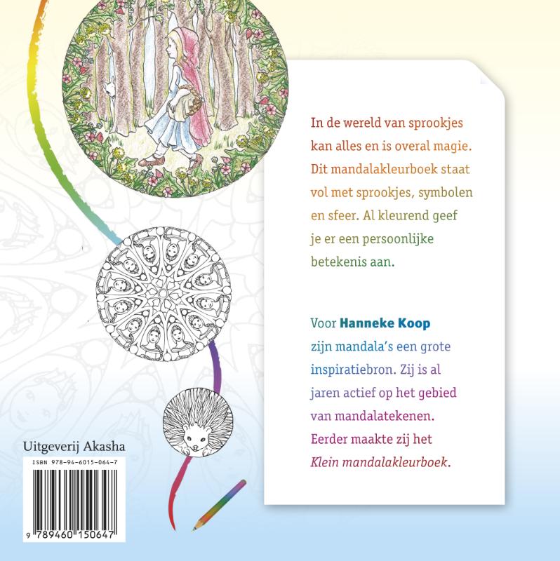 Sprookjesmandalas kleuren achterkant