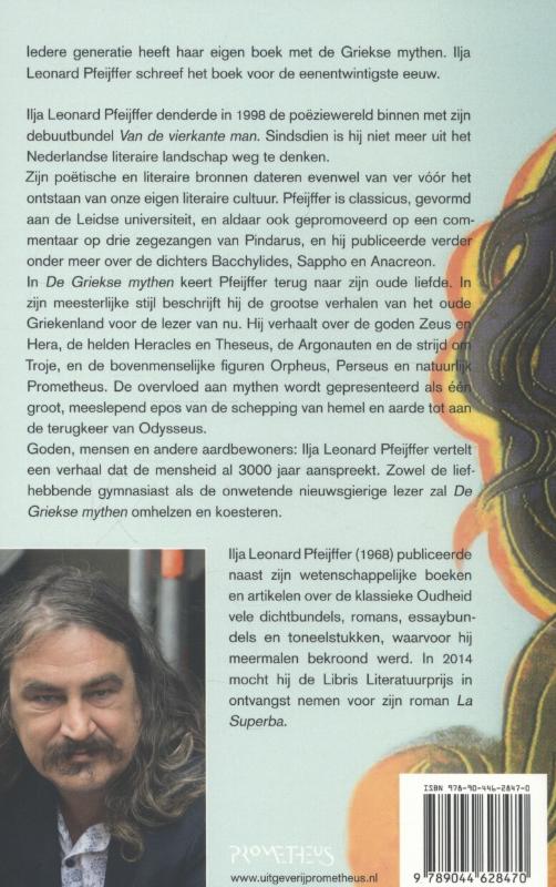 De Griekse mythen achterkant