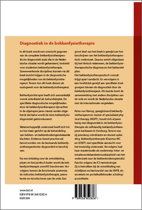 Diagnostiek in de bekkenfysiotherapie achterkant