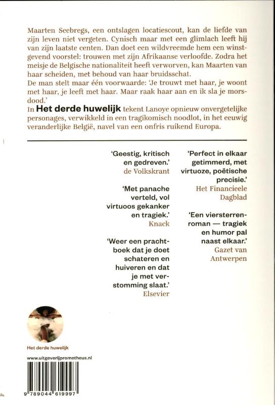 Het derde huwelijk achterkant