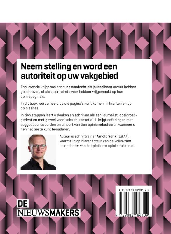 Effectief opiniestukken schrijven achterkant