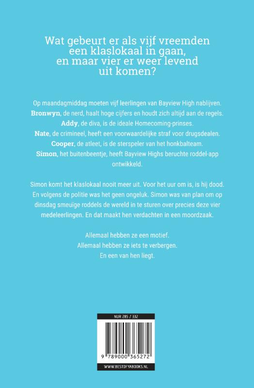 Een van ons liegt / Een van ons liegt achterkant