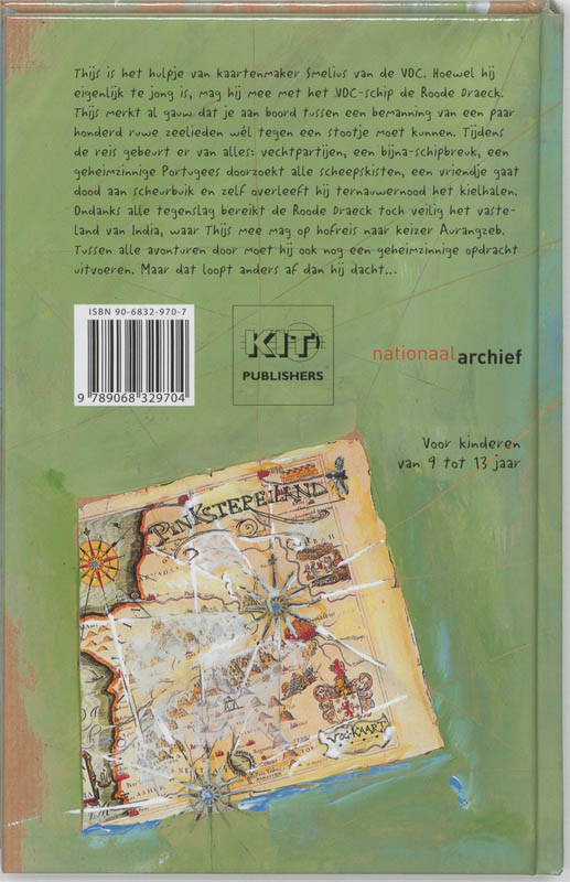 Thijs En De Geheime Voc Kaart achterkant