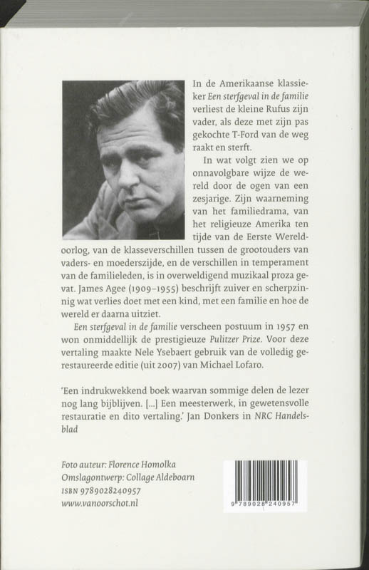 Een sterfgeval in de familie achterkant