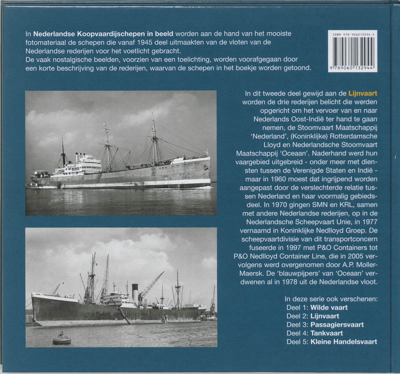Nederlandse Koopvaardijschepen in beeld 6 Lijnvaart 2 achterkant