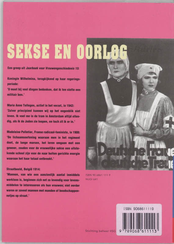 Jaarboek voor vrouwengeschiedenis / 15 Sekse en oorlog achterkant