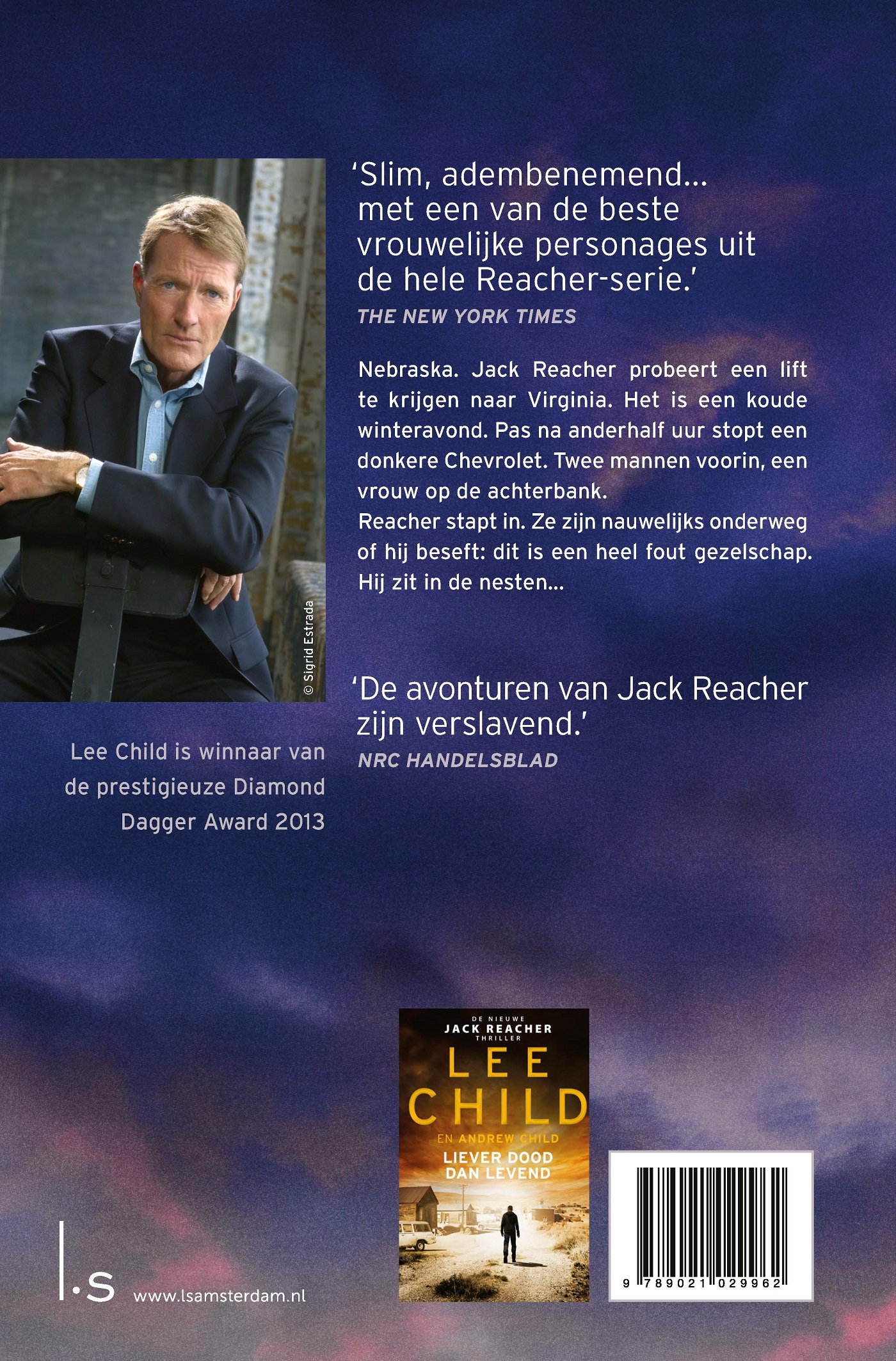 Achtervolging / Jack Reacher / 17 achterkant