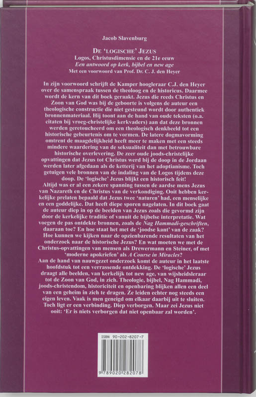 De 'logische' Jezus / Logos-reeks achterkant