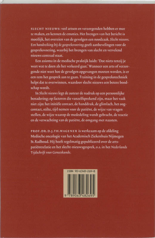 Slecht nieuws achterkant