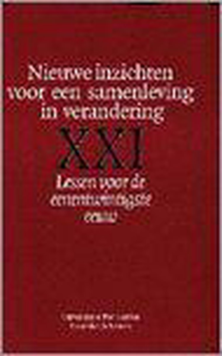 Nieuwe inzichten voor een samenleving in verandering