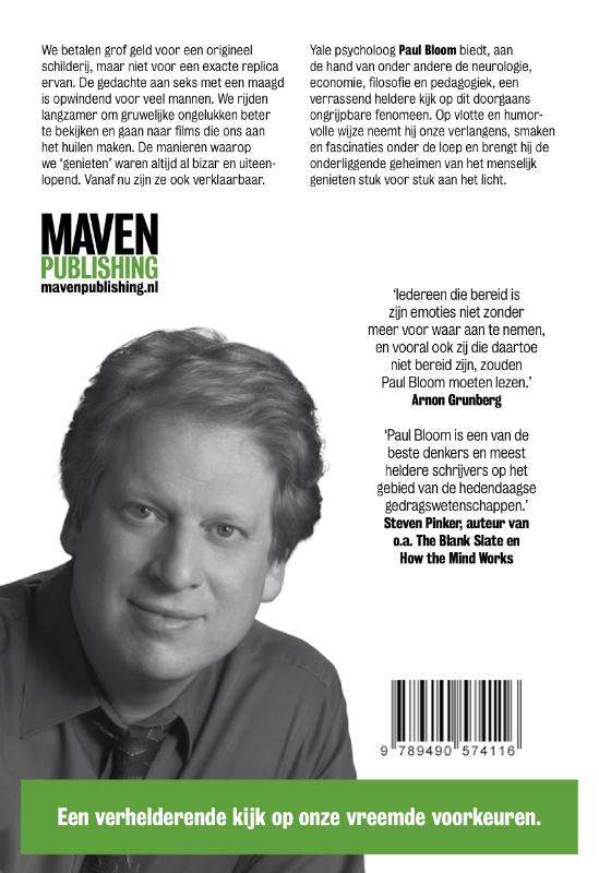 Het geheim van genot achterkant