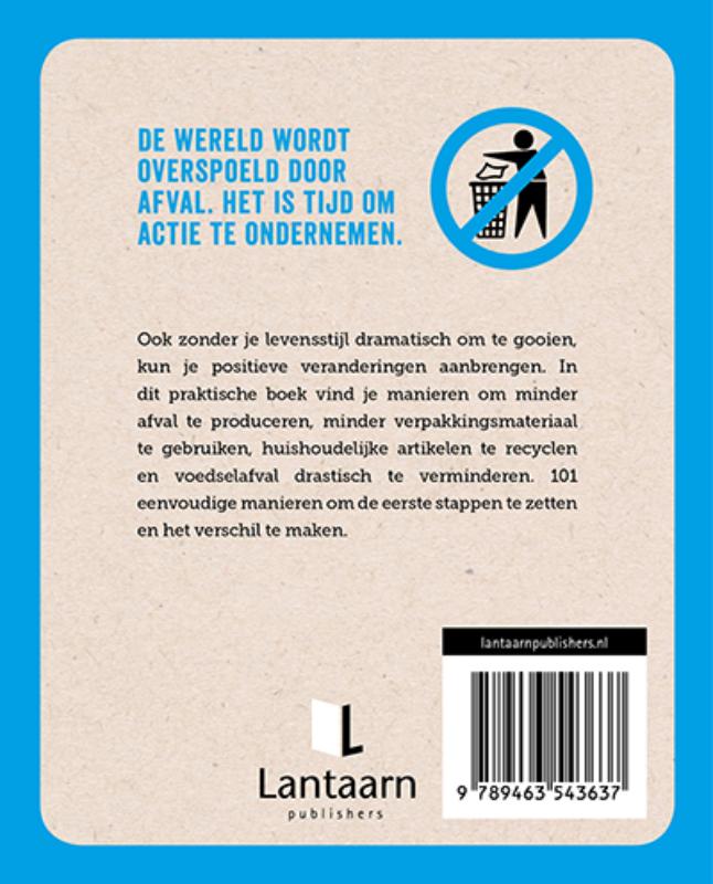 Zeg NEE tegen afval achterkant