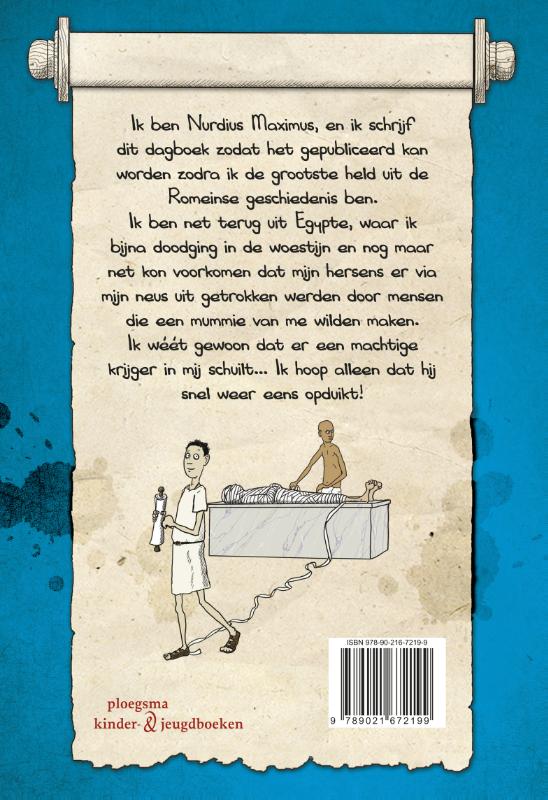 Het dagboek van Nurdius Maximus in Egypte / Nurdius Maximus achterkant