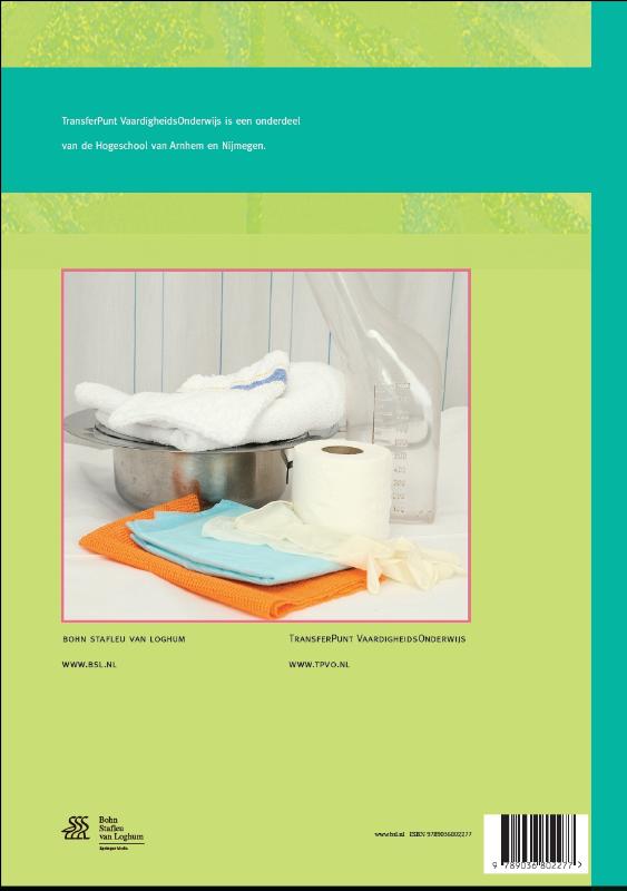 Uitscheiding / Werkcahier kwalificatieniveau 3 / Skillslab-serie voor verpleegtechnische beroepsvaardigheden achterkant