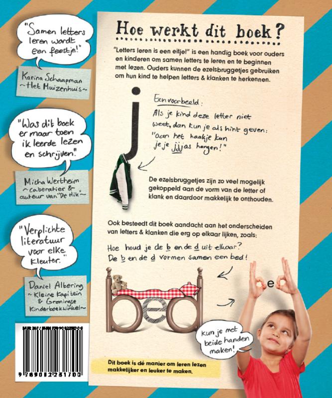 Letters leren is een eitje! achterkant