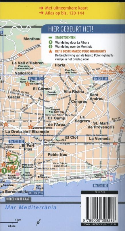 Barcelona / Marco Polo achterkant