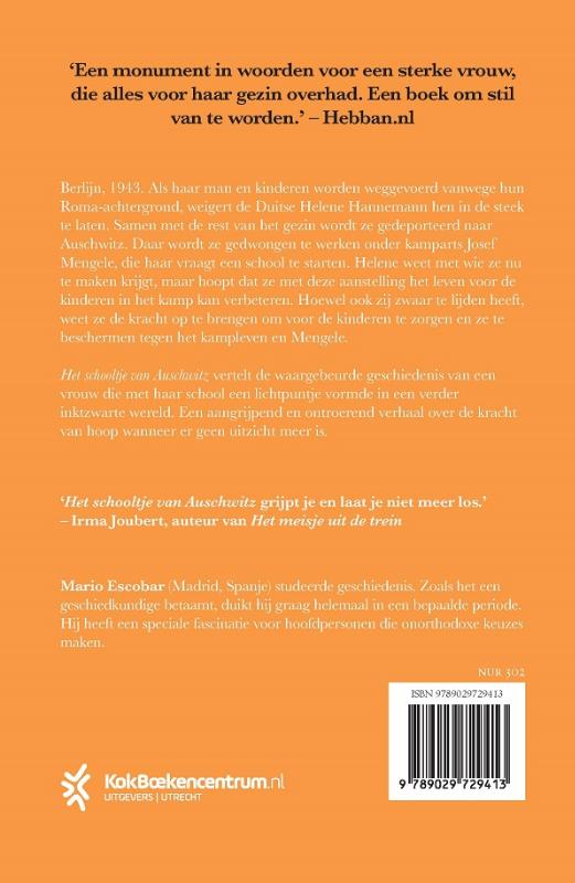 Het schooltje van Auschwitz achterkant