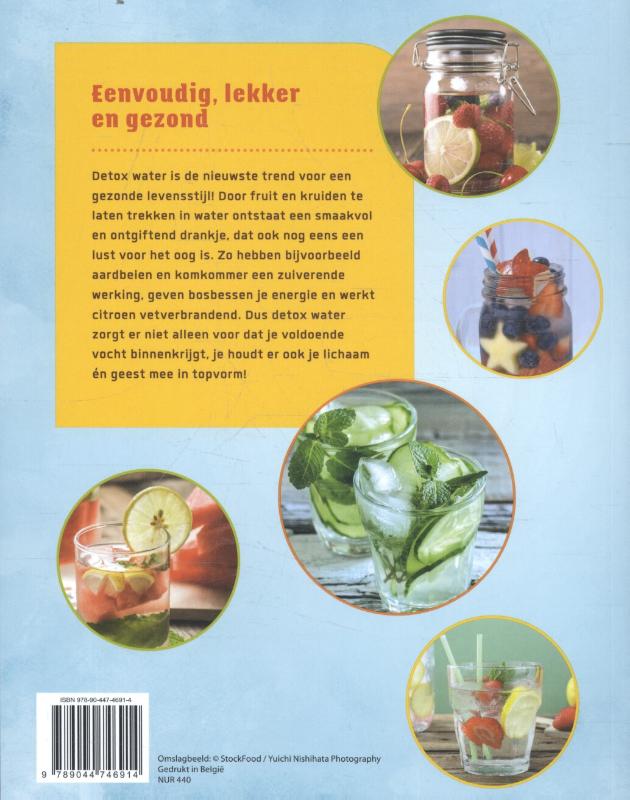 Detox water achterkant